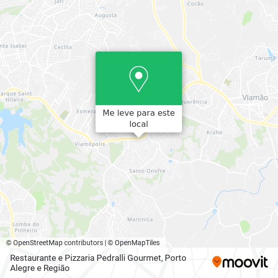 Restaurante e Pizzaria Pedralli Gourmet mapa
