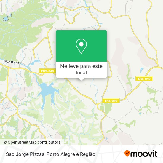 Sao Jorge Pizzas mapa