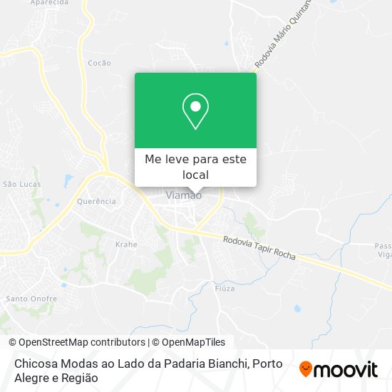 Chicosa Modas ao Lado da Padaria Bianchi mapa