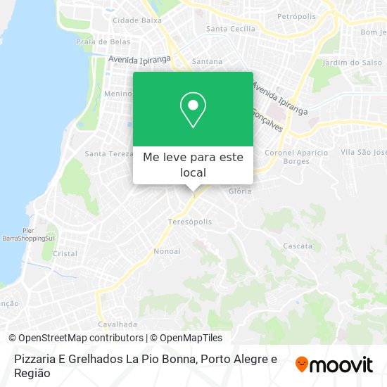 Pizzaria E Grelhados La Pio Bonna mapa