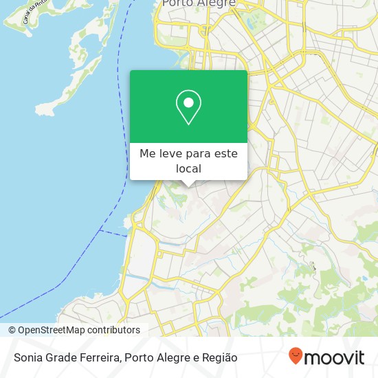 Sonia Grade Ferreira, Rua Corrêa Lima, 2118 Santa Teresa Porto Alegre-RS 90850-250 mapa