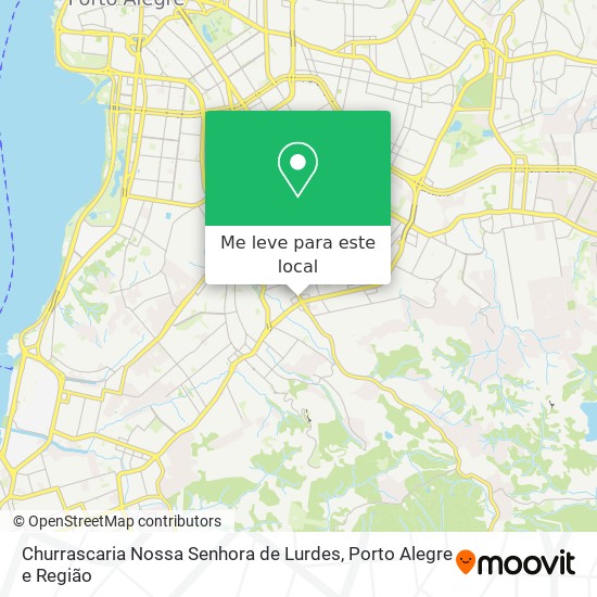 Churrascaria Nossa Senhora de Lurdes mapa