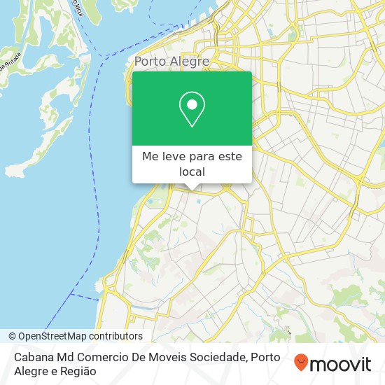 Cabana Md Comercio De Moveis Sociedade, Rua José de Alencar, 639 Menino Deus Porto Alegre-RS 90880-480 mapa