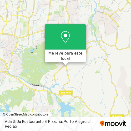 Adri & Ju Restaurante E Pizzaria mapa