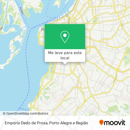 Empório Dedo de Prosa mapa