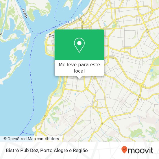 Bistrô Pub Dez, Rua Botafogo, 895 Menino Deus Porto Alegre-RS 90150-053 mapa