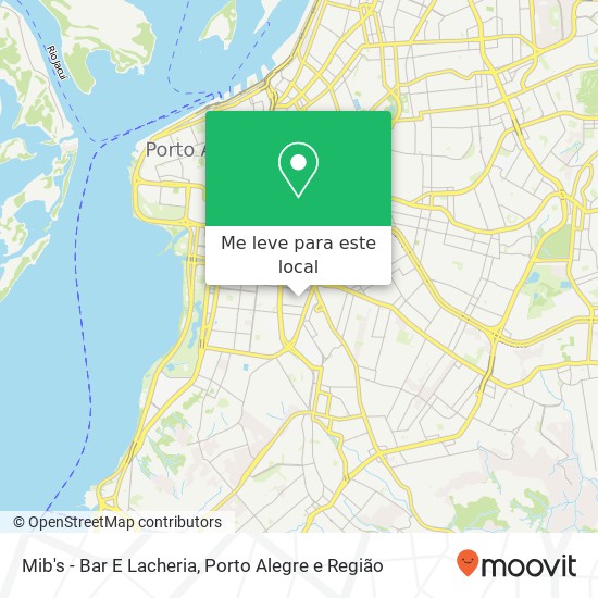 Mib's - Bar E Lacheria, Rua Barão do Triunfo, 619 Azenha Porto Alegre-RS 90130-100 mapa