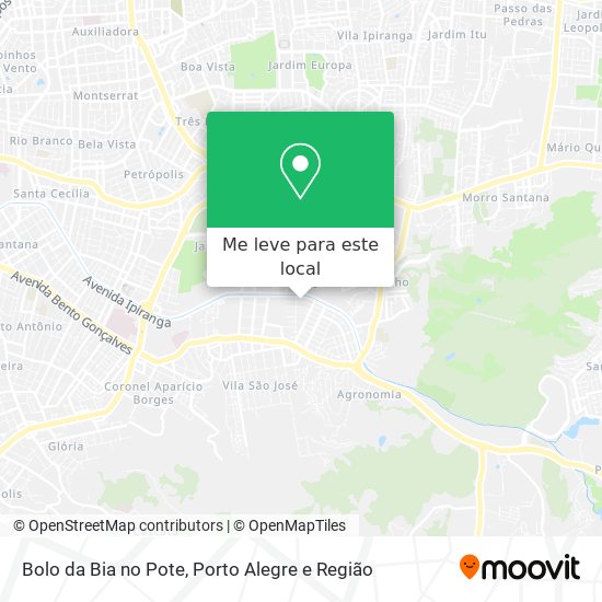 Bolo da Bia no Pote mapa