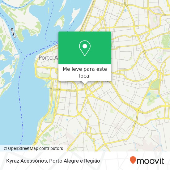 Kyraz Acessórios, Praça Piratini Azenha Porto Alegre-RS 90040-170 mapa