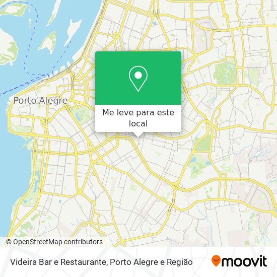 Videira Bar e Restaurante mapa