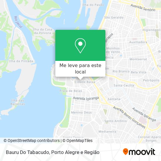 Bauru Do Tabacudo mapa