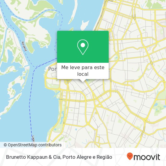 Brunetto Kappaun & Cia, Rua General Lima e Silva, 776 Cidade Baixa Porto Alegre-RS 90050-100 mapa