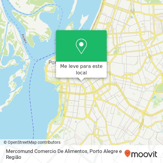 Mercomund Comercio De Alimentos, Rua Joaquim Nabuco, 220 Cidade Baixa Porto Alegre-RS 90050-340 mapa