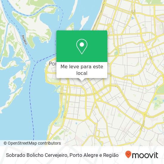 Sobrado Bolicho Cervejeiro mapa