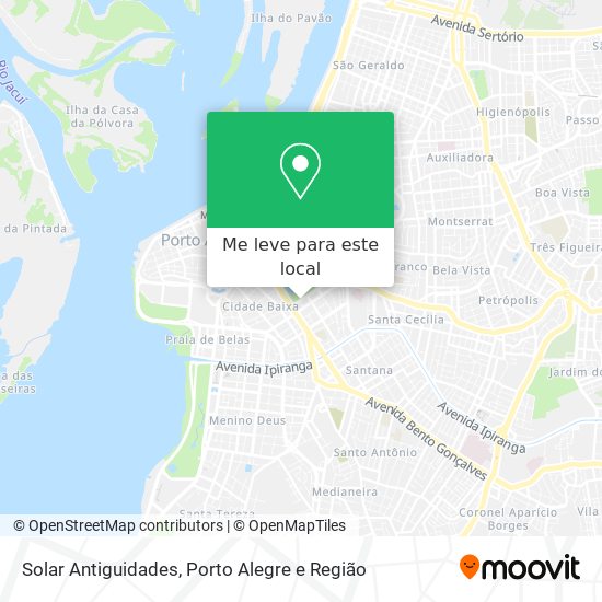 Solar Antiguidades mapa