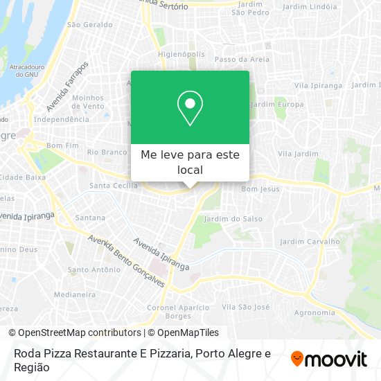 Roda Pizza Restaurante E Pizzaria mapa