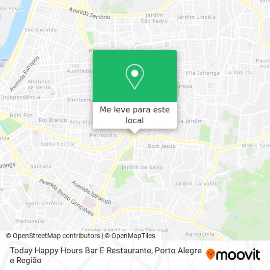 Today Happy Hours Bar E Restaurante mapa