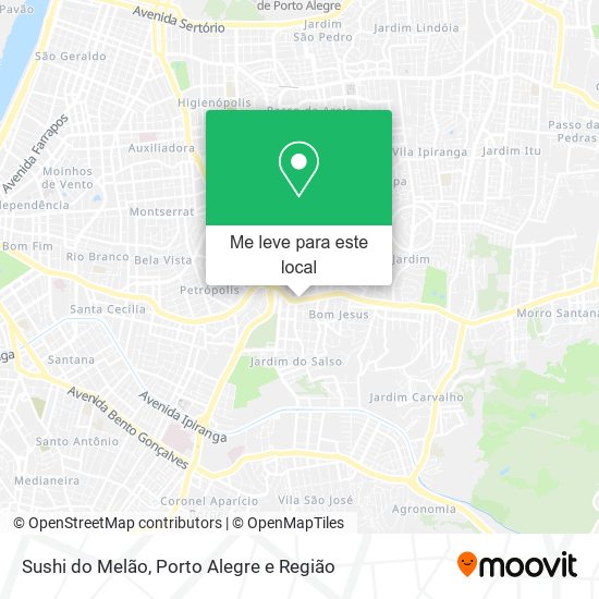 Sushi do Melão mapa