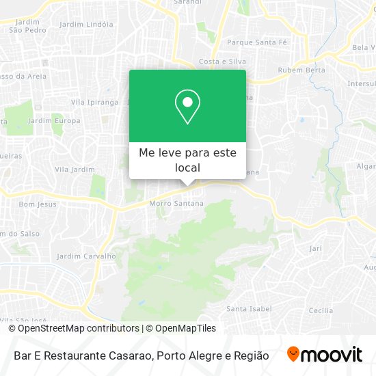 Bar E Restaurante Casarao mapa
