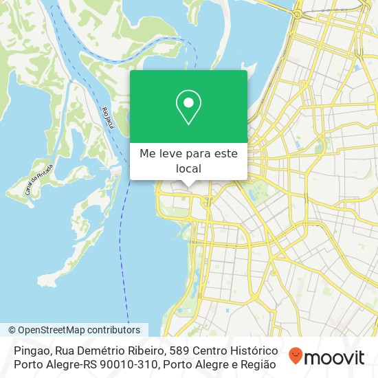 Pingao, Rua Demétrio Ribeiro, 589 Centro Histórico Porto Alegre-RS 90010-310 mapa