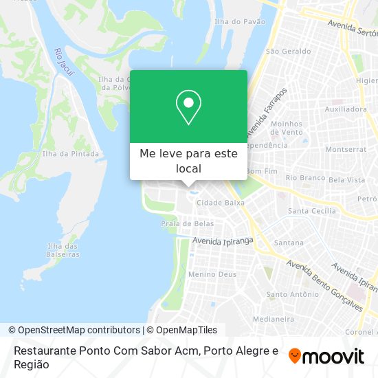 Restaurante Ponto Com Sabor Acm mapa