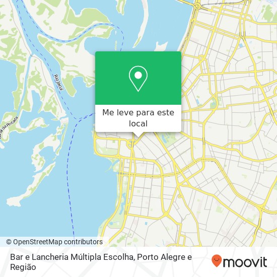 Bar e Lancheria Múltipla Escolha, Avenida Loureiro da Silva, 1570 Centro Histórico Porto Alegre-RS 90050-240 mapa