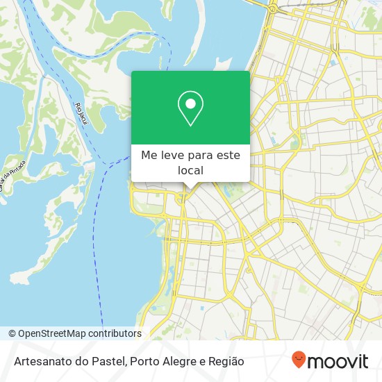 Artesanato do Pastel, Rua José do Patrocínio, 141 Centro Histórico Porto Alegre-RS 90010-000 mapa