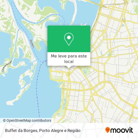 Buffet da Borges mapa