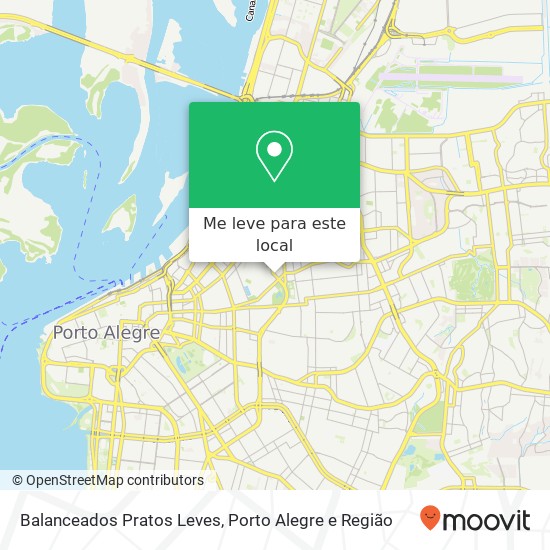 Balanceados Pratos Leves, Rua Olavo Barreto Viana, 36 Moinhos de Vento Porto Alegre-RS 90570-070 mapa