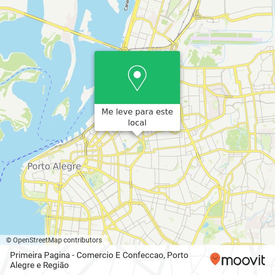 Primeira Pagina - Comercio E Confeccao, Rua Padre Chagas, 407A Moinhos de Vento Porto Alegre-RS 90570-080 mapa