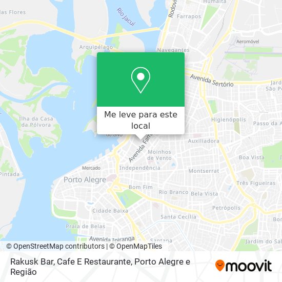 Rakusk Bar, Cafe E Restaurante mapa