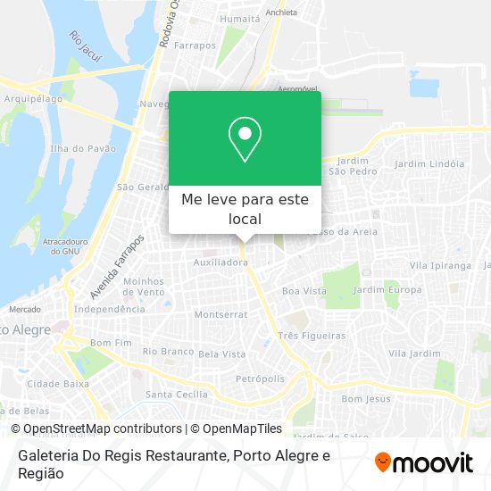 Galeteria Do Regis Restaurante mapa