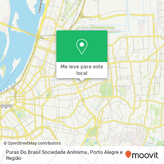Puras Do Brasil Sociedade Anônima., Avenida Plínio Brasil Milano, 1000 Higienópolis Porto Alegre-RS 90520-003 mapa