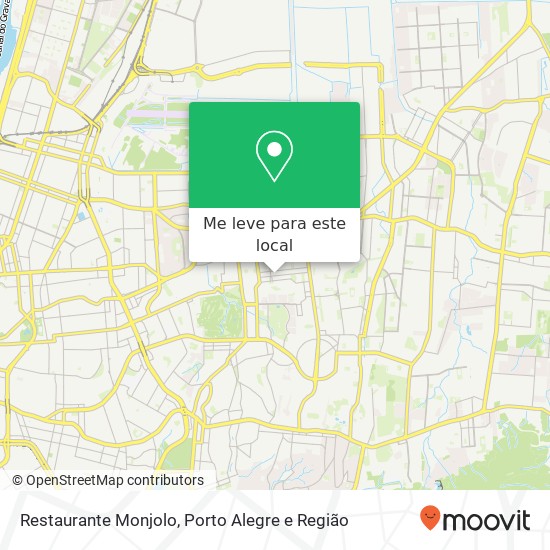 Restaurante Monjolo, Rua Gaston Englert, 565 Vila Ipiranga Porto Alegre-RS 91360-210 mapa