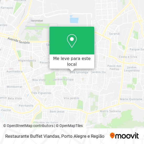 Restaurante Buffet Viandas mapa