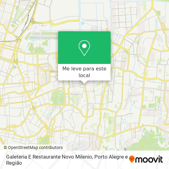 Galeteria E Restaurante Novo Milenio mapa