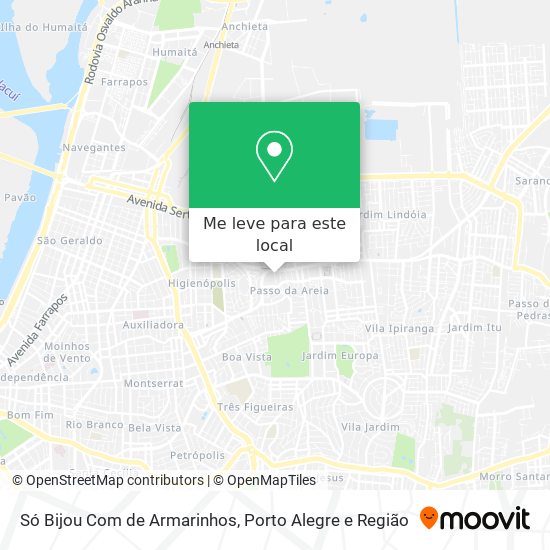Só Bijou Com de Armarinhos mapa
