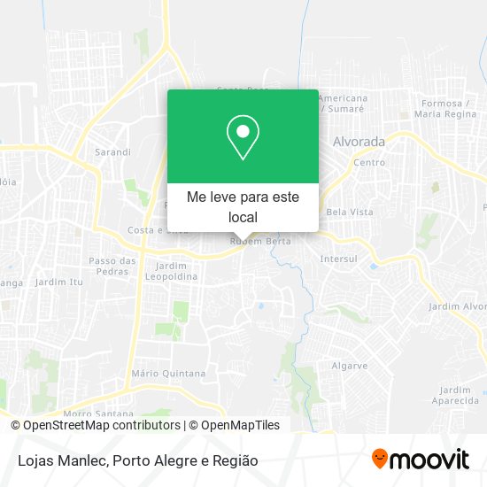 Lojas Manlec mapa