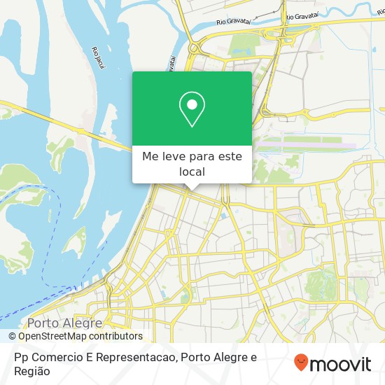 Pp Comercio E Representacao, Avenida Pernambuco, 1328 Navegantes Porto Alegre-RS 90240-001 mapa