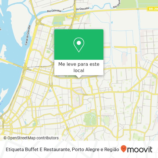 Etiqueta Buffet E Restaurante, Rua Ibirapuitan, 232 Santa Maria Goretti Porto Alegre-RS 91030-160 mapa