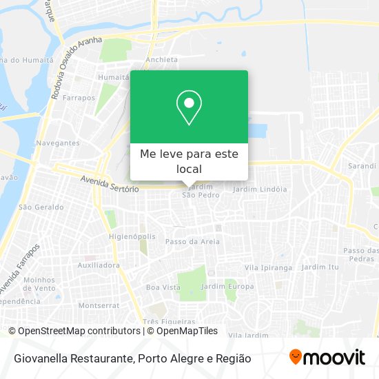 Giovanella Restaurante mapa