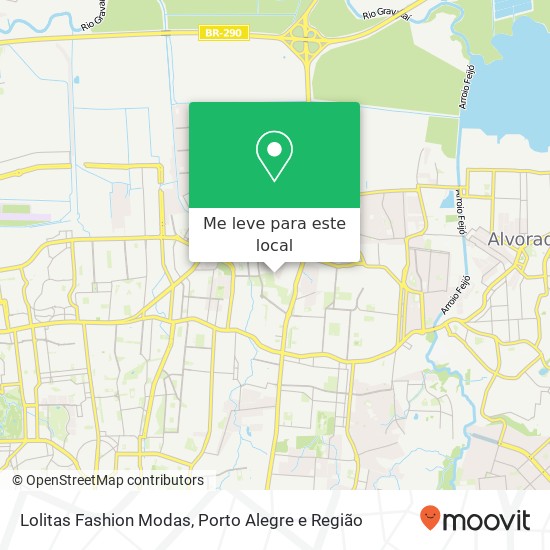 Lolitas Fashion Modas, Avenida Willy Eugênio Fleck, 1500 Sarandi Porto Alegre-RS 91150-180 mapa