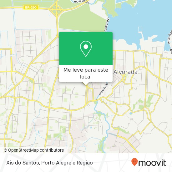 Xis do Santos, Avenida Bernardino Silveira Amorim, 3613 Rubem Berta Porto Alegre-RS 91160-000 mapa