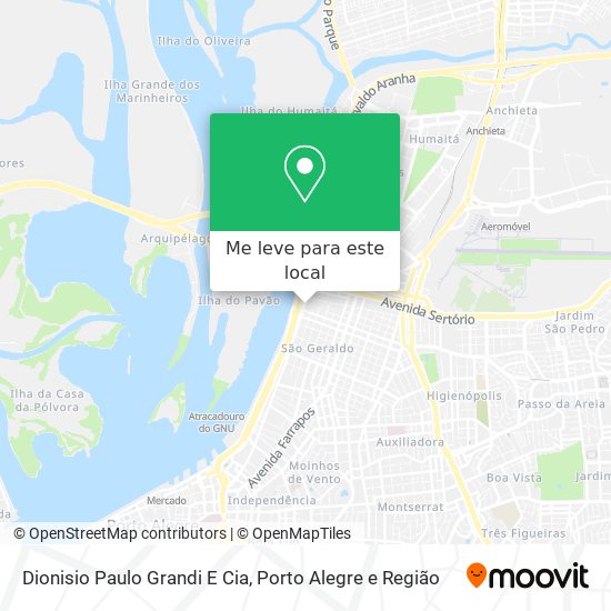 Dionisio Paulo Grandi E Cia mapa