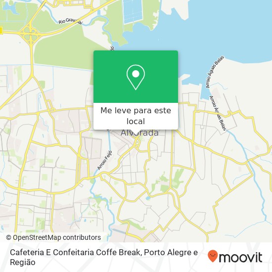 Cafeteria E Confeitaria Coffe Break, Rua Salgado Filho, 28 Centro Alvorada-RS 94820-450 mapa