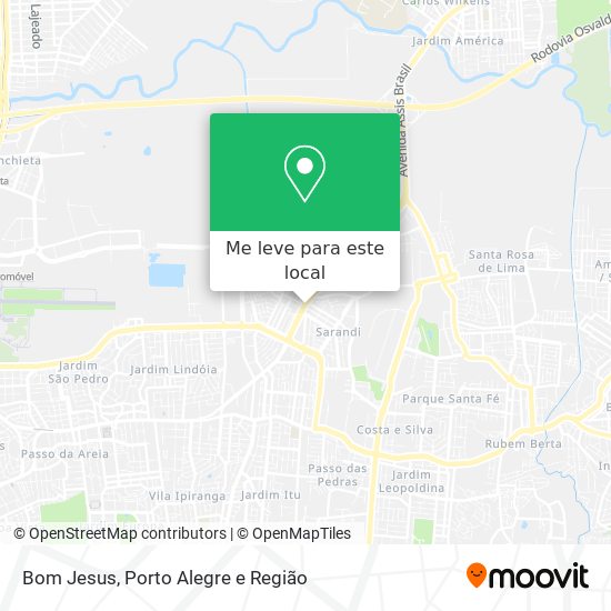 Bom Jesus mapa
