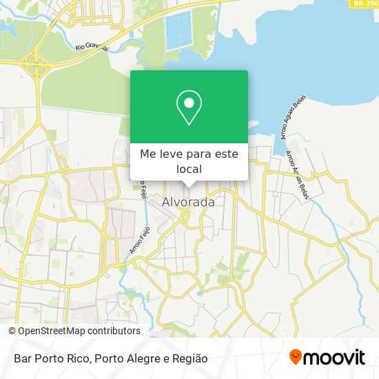 Bar Porto Rico mapa