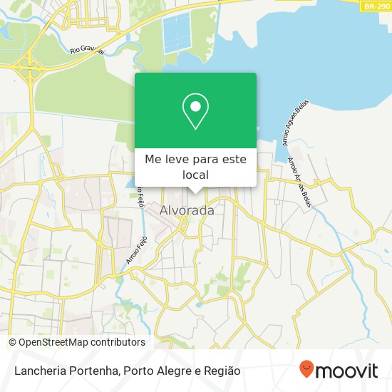 Lancheria Portenha, Rua Viamão, 330 Centro Alvorada-RS 94824-300 mapa