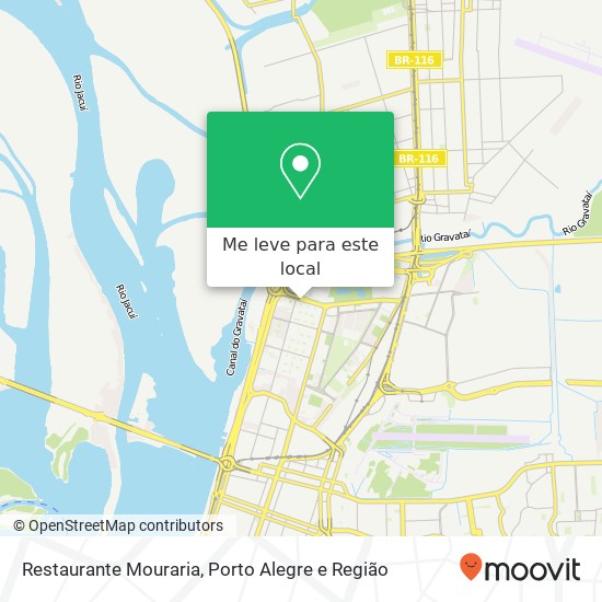 Restaurante Mouraria, Avenida Padre Leopoldo Brentano, 415 Farrapos Porto Alegre-RS 90250-590 mapa