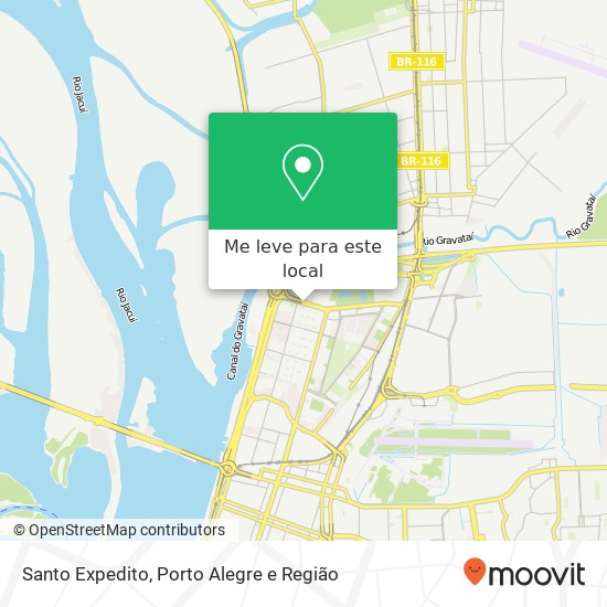 Santo Expedito, Avenida Padre Leopoldo Brentano Farrapos Porto Alegre-RS 90250-360 mapa